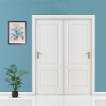 GO-B15 Double Closet Door 5 Panneau blanc Amorced Shaker Design Partage Portes